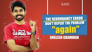 Redundancies Exercise  2  Basic English Grammar Rules  Ayman Sadiq [upl. by Huxham]