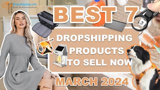 Best 7 Dropshipping Products to Sell Now  March 2024 [upl. by Heddi]