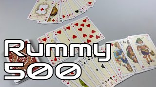 How to Play Rummy 500  a rummy card game for 2 or more players [upl. by Spiegleman470]