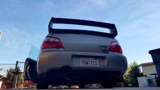 05 Impreza rs 25 straight pipe [upl. by Elvyn976]