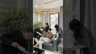 Đang chờ ký hợp đồng mà nghe có drama hcegroup giadinhhce genz dilam [upl. by Nahsez]