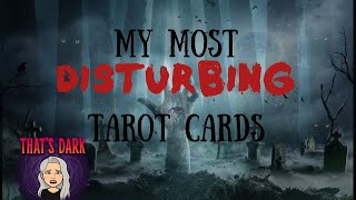 My Most Disturbing Tarot CardsThat I Still Love mostdisturbingtarotcards weirdtarotcards [upl. by Ahsetra]