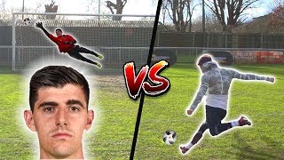 F2 SHOOTING VS COURTOIS 💥⚽️🥅  Billy Wingrove amp Jeremy Lynch [upl. by Audrye849]