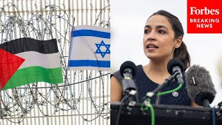 JUST IN AOC Calls For A Nuanced Conversation On Israel And Palestine [upl. by Anailuj248]