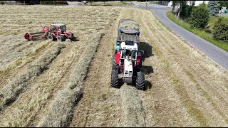 Heuernte 🇨🇭 beim Lohnunternehmer vom Gras bis in den Heustock [upl. by Terces]