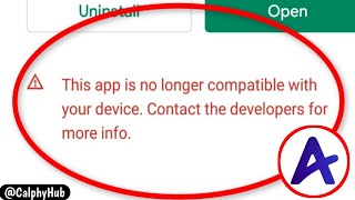 How To Fix Amino app is no longer compatible with your device Cant install Amino App fixed error [upl. by Siuqram]