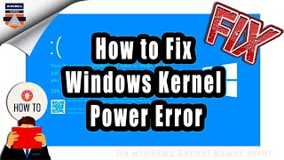 How to fix windows Kernel error  Fix windows kernel power error  fix windows blue screen error [upl. by Orin]