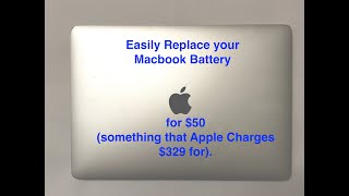 Macbook Pro A1706 2016 2018 model Battery Replacement [upl. by Nigle]