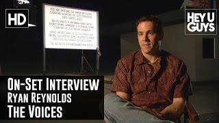 Ryan Reynolds OnSet Interview  The Voices [upl. by Duntson334]