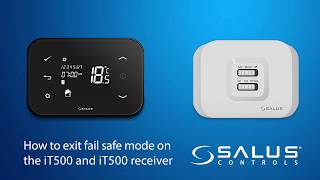 How to exit fail safe mode on the iT500 and iT500 receiver [upl. by Scarlet]