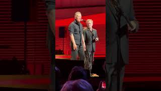 Bruce Springsteen amp John Mellencamp sing ‘Wasted Days’ at Stand Up for Heroes  110623 [upl. by Alyl]