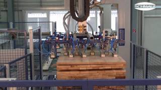 Vacuum Gripper FM for Handling Wood Boards by Layer  Schmalz [upl. by Asetal]