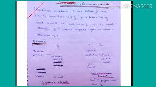 Recoverable Schedule  lecture 151 DBMS [upl. by Moser]