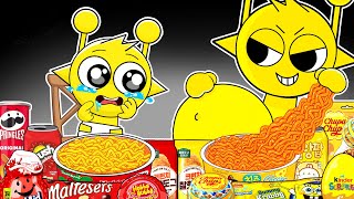 SPRUNKI Animation  SIMON Pregnant amp Baby SIMON Convenience Store Food  ASMR Mukbang [upl. by Hanny688]