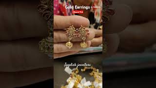 Gold Earrings designs 2024 Latest earrings collection 2024 [upl. by Ynnob]