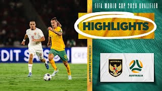 Indonesia v Australia  Highlights  FIFA World Cup 2026 Third Round Qualifier [upl. by Novar541]