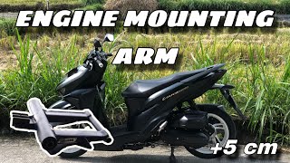 Pasang Engine Mounting 5 CM ARUMI di Vario 150 [upl. by Liuqa]