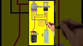 Control LED light circuit diagram  shorts [upl. by Press632]