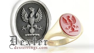 Making a Wax Impression with a Signet Ring or Seal [upl. by Oika]