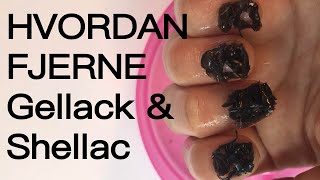 Hvordan fjerne Gellack og Shellac [upl. by Jeu]