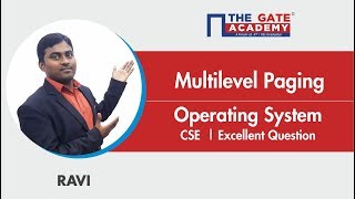 Multilevel Paging  Excellent Question  GATE Sol  Operating System  CSE [upl. by Aimek]