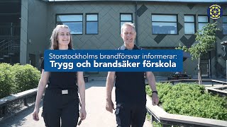 Säker och trygg förskola  information om systematiskt brandskyddsarbete [upl. by Ykcin]