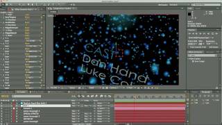 How to make film and movie credits  After Effects Tutorial [upl. by Ekyt]