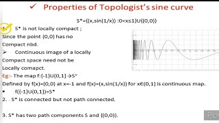 Topologists sine curve and all its properties Very very important for CSIRNET  GATE and NBHM [upl. by Nagirrek]