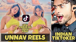 Unnati Malharkar Latest Reels  Reaction  DAMNFAM Unnati Malharkar New Reels Ak Reaction [upl. by Enajyram]