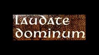 Laudate Dominum Gregorian Chant By The Trappist Monks of the Abbey of Gethsemani Kentucky 1951 [upl. by Yenttihw499]