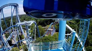 Alpengeist Front Seat POV On Ride Busch Gardens Williamsburg 2023 [upl. by Banyaz834]