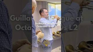 Guillaume Horgue at Octavent  L vs L2 lotustrumpets trumpet mouthpiece [upl. by Henebry]