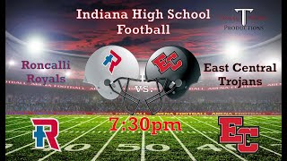 Indiana High School FootballRoncalli High School  East Central High School2024 [upl. by Deste]