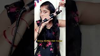 Trying New Hairstyle With AGARO Hair Curler 25MM Barrel  aakrutipandey agarolifestyle AGARO [upl. by Reece]