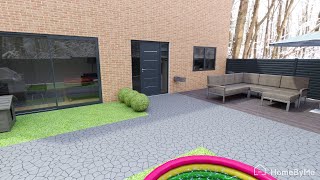 Diseñando un exterior con Homebyme [upl. by Cleres130]