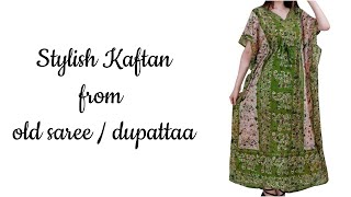 Kaftan Cutting and Stitching  StylishEasy and beautiful [upl. by Griffie]