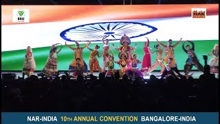 Cultural Dance Performance at 10th NARINDIA Annual Convention 2018 [upl. by Narok]