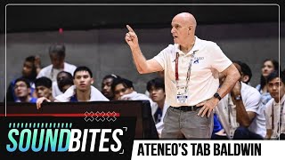 Still a lot of work to be done for Ateneo says Coach Tab  SOUNDBITES [upl. by Kcirrad462]