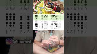 Mexican Hat Dance  Tin Whistle Cover  Tabs Tutorial [upl. by Leasa]