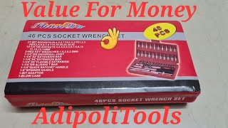 Faddey 46 in 1 Pcs Tool Kit amp Screwdriver and Socket Set Unboxing [upl. by Jarita]