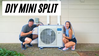 How to save THOUSANDS with a DIY Mini Split  MRCOOL MultiZone Install Start to Finish [upl. by Mirna276]