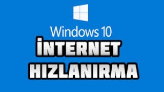 internet hızlandırma  kesin çözüm \u00100 windows 10 [upl. by Anaic]