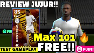 VINICIUS JR 101 FREE  APAKAH OP REVIEW JUJUR DAN TEST GAMEPLAY ONLINE MATCH EFOOTBALL 2025 [upl. by Sachi]