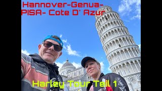 Der Roadtrip mit der Harley an die Cote D Azur Teil1 [upl. by Eirotal]