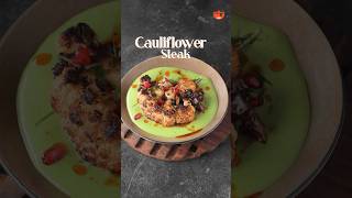 Cauliflower Steak  Coriander Pesto  Healthy Veggie Recipes shorts [upl. by Shull]