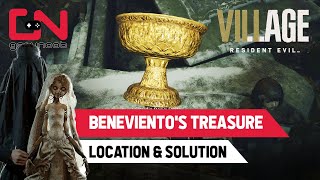 Benevientos Treasure Resident Evil Village 8  Location amp Solution [upl. by Acinorrev]