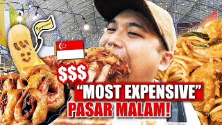 Inside Worlds Most Expensive Pasar Malam and spending 100 Geylang Serai Ramadan Bazaar [upl. by Ebanreb]