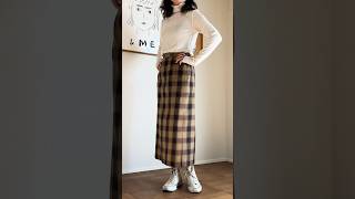 スタイル良く見えるミディスカートの作り方【ハンドメイド大人服】shorts sewing 洋裁 diy 洋服作り方 diyskirt diyfashion [upl. by Dragelin]