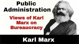 Views of Marx on Bureaucracy l Weber l Engle l Lenin l It exploits working class l [upl. by Eynttirb537]