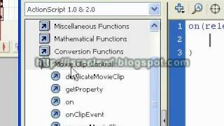 Mini curso de Flash 8  Aula 4 ActionScript 20 parte 3 [upl. by Gereron]